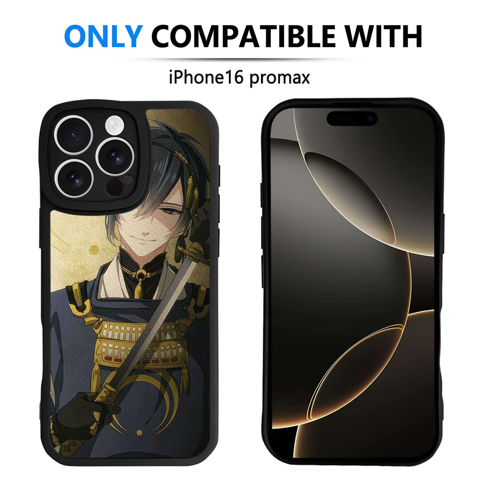 （画像用） 刀剣乱舞 Touken Ranbu 【iPhone 16シリーズ対応】シリコンスマホケース（レザー調） 材質：シリコン